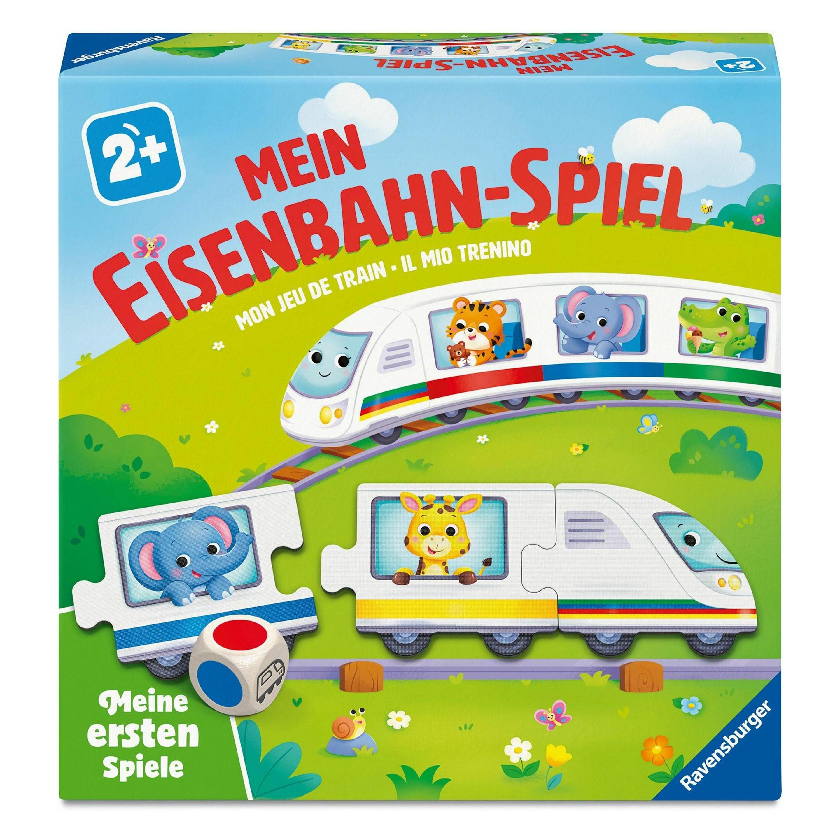 Ravensburger Mein Eisenbahn-Spiel (Deutsch, Französisch, Italienisch, 2 - 4 Spieler) (12010010)
