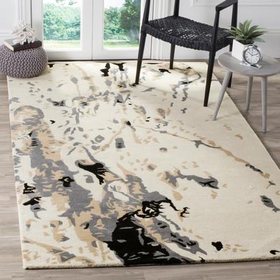 SAFAVIEH Handmade Bella Minervia Modern Floral Wool Rug