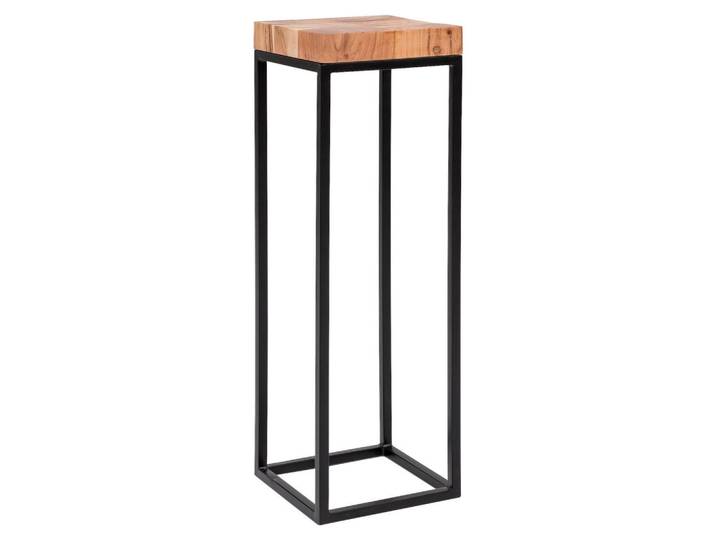 Mid.you Beistelltisch, Akazie, Holz, Akazie, massiv, quadratisch, eckig, 30x97x30 cm, Holzmöbel, Holztische, Beistelltische Holz