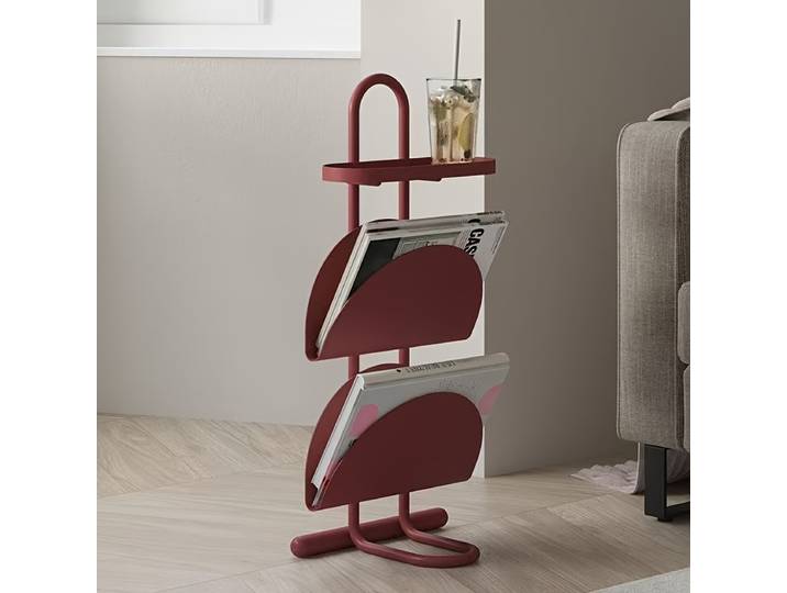 Petite table d'appoint pour canapé, table basse pour salon et balcon, étagère pour magazines et livres, étagère de chevet pour chambre à coucher, petite table d'appoint créative, meuble d'appoint.