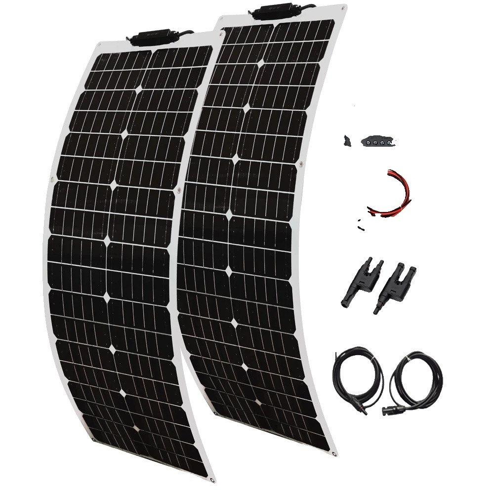 Xinpuguang Zonnepaneelset SOLARSET 100W met 100 Watt monokristallijne efficiëntie