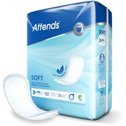 Attends Soft 3+ Extra Plus 30er Pack Inkontinenzeinlagen 30 Stück