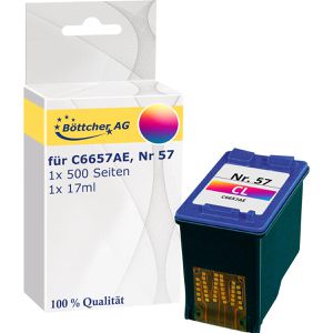 kompatibel für HP 57 C6657AE color Druckerpatrone 17ml