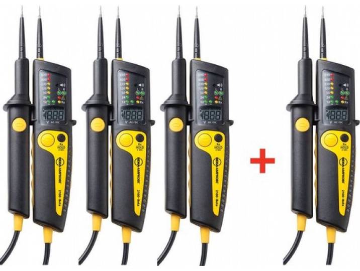 Beha Amprobe 2100-BETA BUNDLE Tweepolige spanningstester CAT III 1000 V\, CAT IV 600 V LCD\, LED\, Vibratie\, Akoestisch