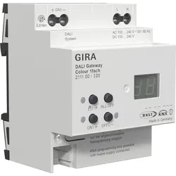 Gira DALI Gateway Colour 1f REG KNX Secure 211100
