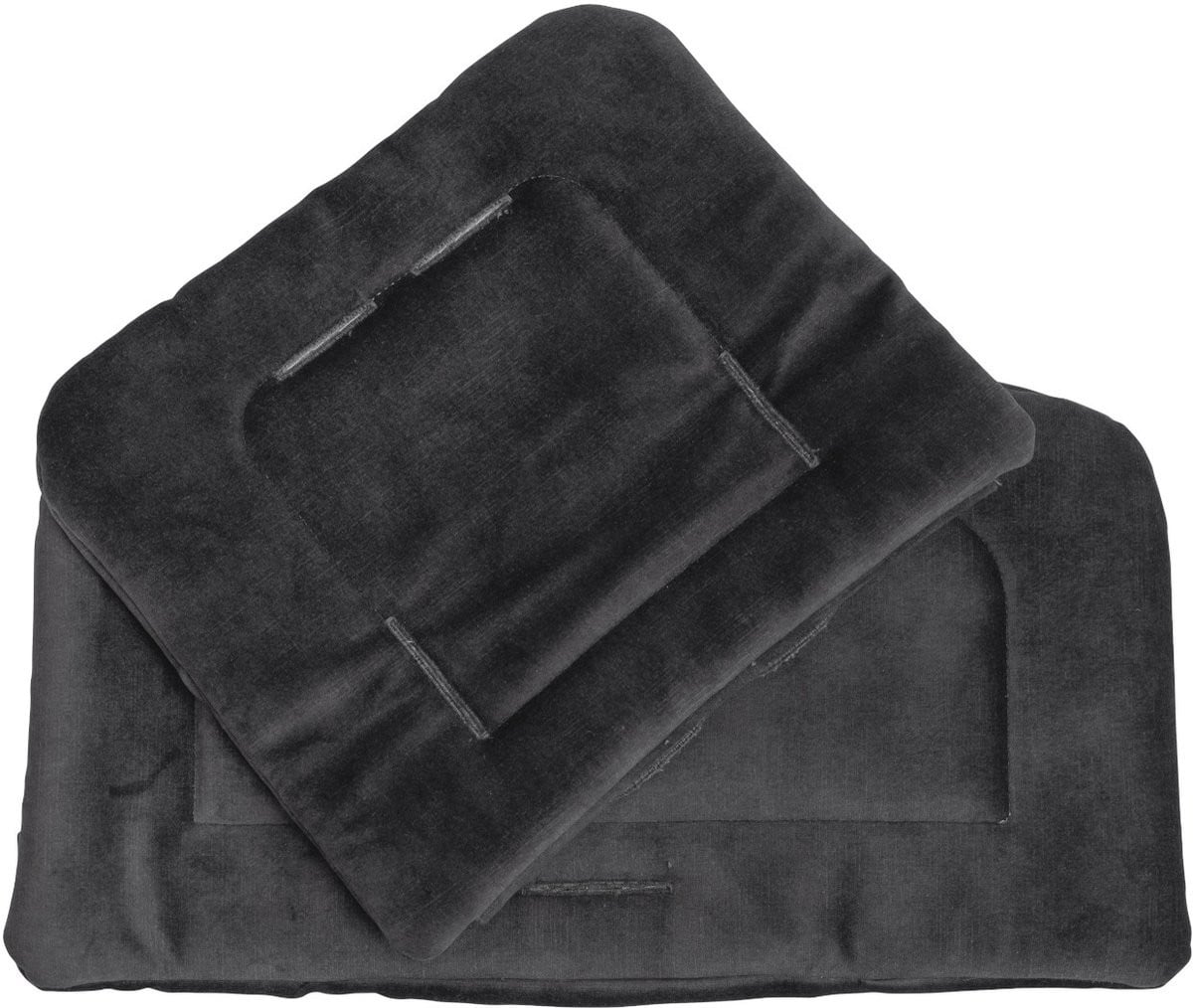 Kidsmill Up! Kussenset voor kinderen - Velours - Graphite