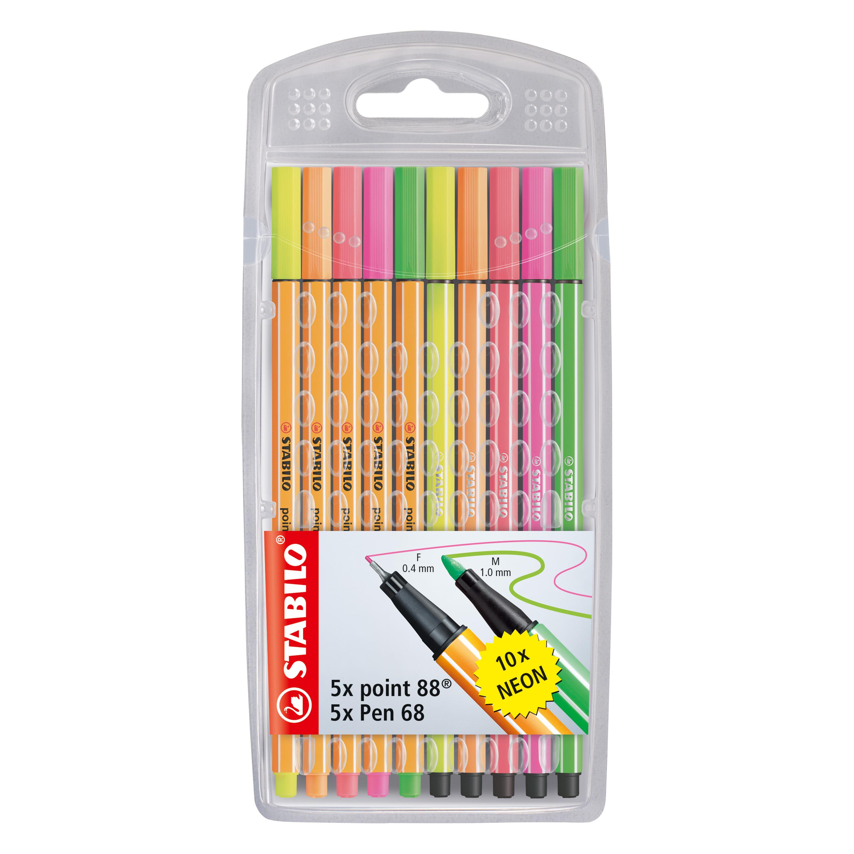 Stabilo Point 88 und Pen 68 (10x) (01108868)