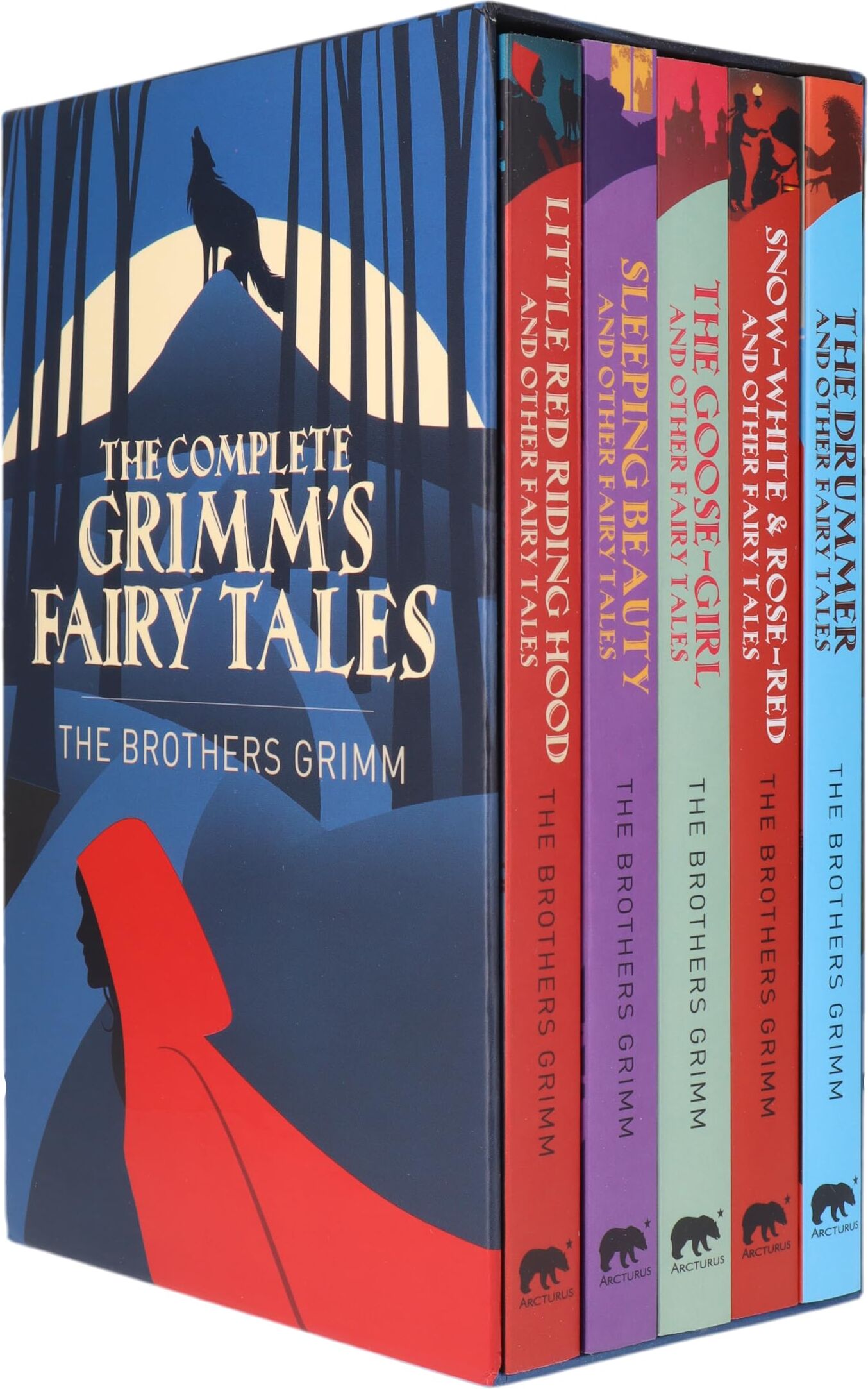 The Complete Grimm's Fairy Tales: 5-Book Paperback Boxed Set (Arcturus Classic Collections)