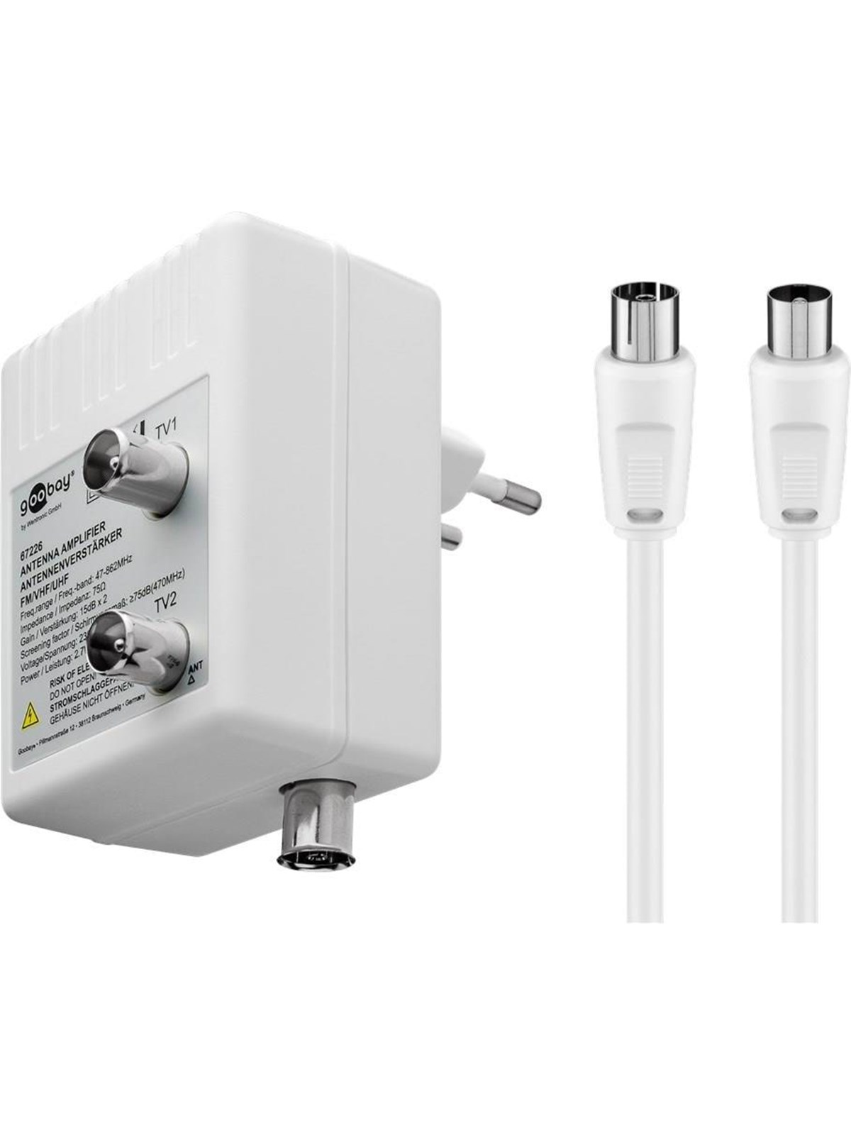 Pro Two-Device Antenna Amplifier (DVB-T / DVB-T2 / DVB