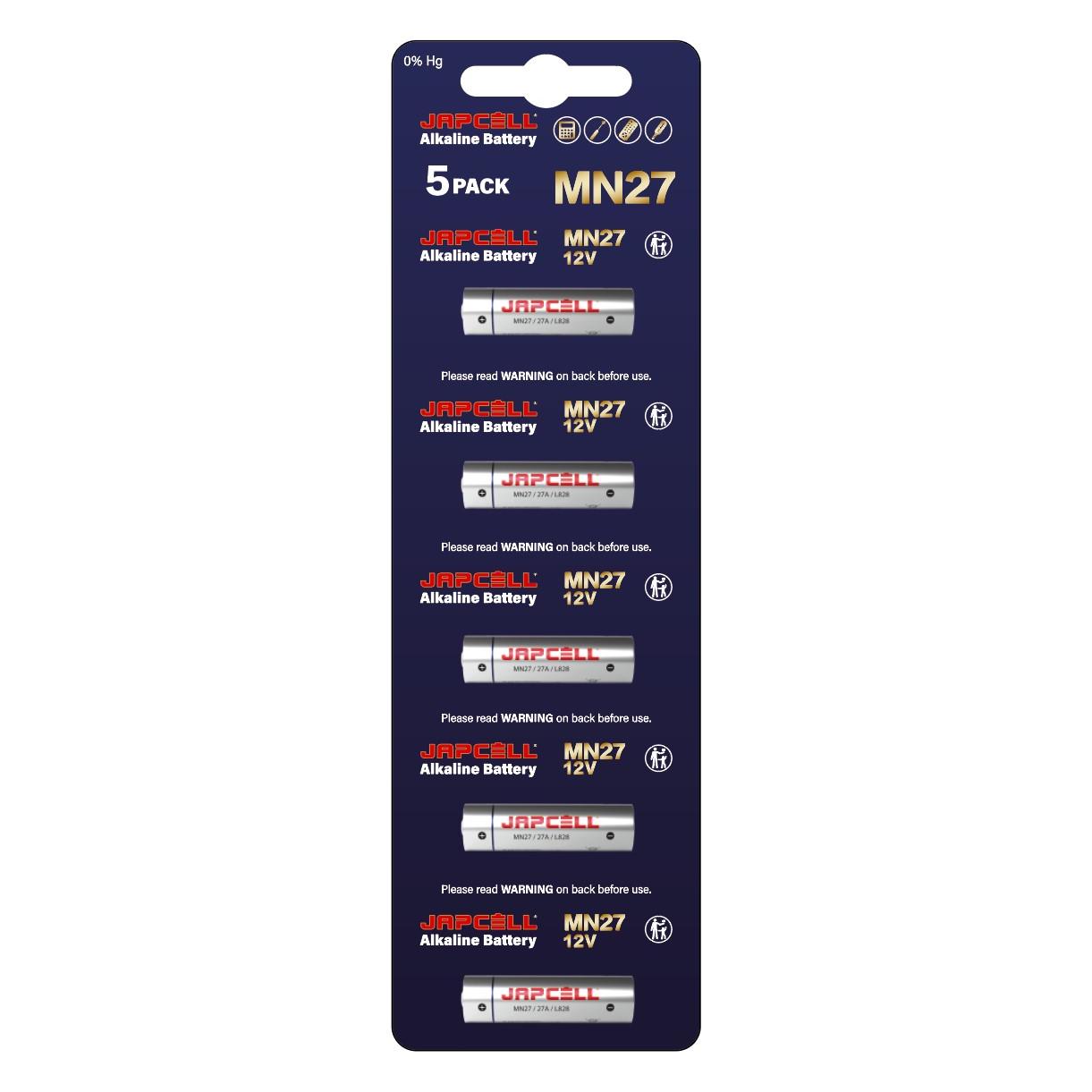 Japcell Alkaline Battery (5 Stk., A27) (JAPCELL)