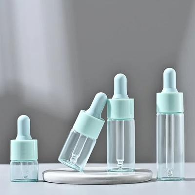 Uplifted Finds 10 Piece Cosmetic Glass Dropper Bottle Set blue 10 Ml