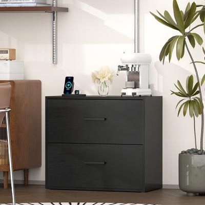 Kodotan sofa "28.5""W 2-Drawer Lateral File Cabinet, Modern Filing Cabinet with Full-Extension Drawers, Letter-Size Hanging File Storage"