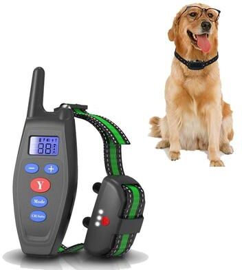 Everyday Crate UltraRange Waterproof Dog Training Collar With Remote, Vibration, Sound & Adjustable Static Modes black