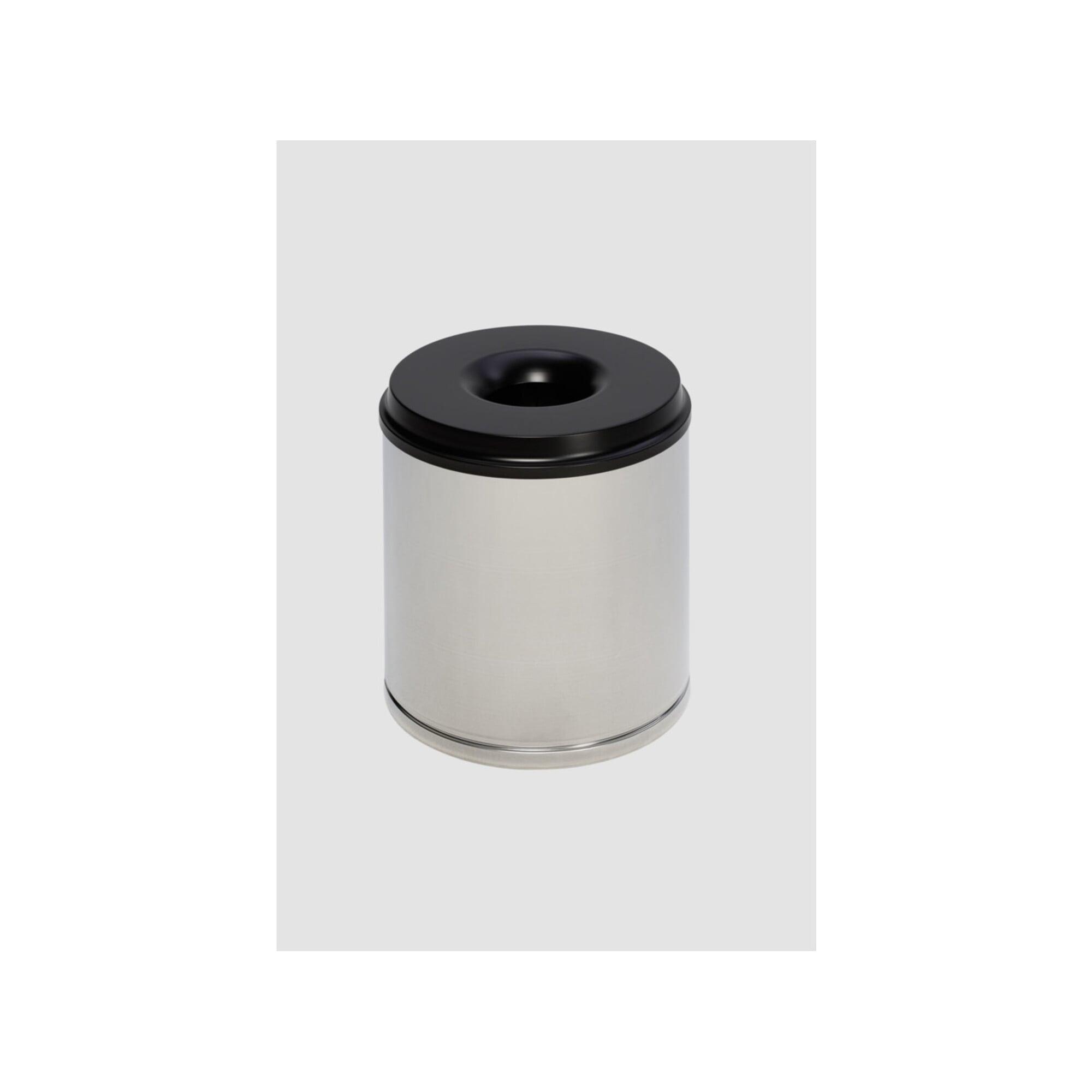 VAR Papierkorb Edelstahl Löschkopf 30 l (3154)