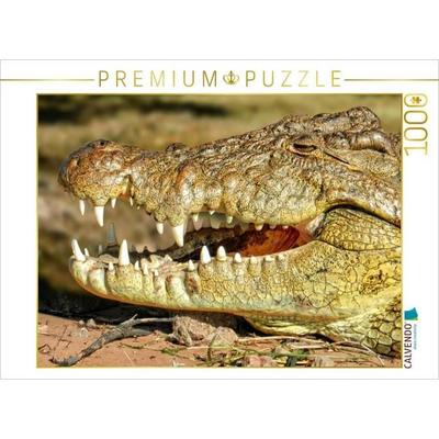 CALVENDO Puzzle Urzeitreptilien - Krokodil | 1000 Teile Lege-Größe 64x48cm Foto-Puzzle für glückliche Stunden, Sonstige von , Calvendo Puzzle