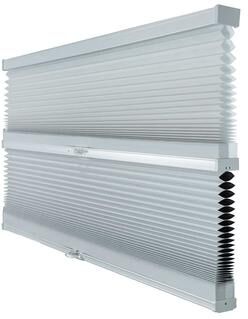 Chicology Day N' Night Cordless Cellular Shades, Grey Sheen