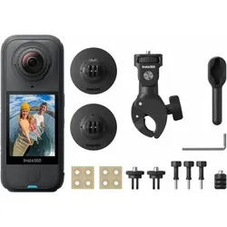 X4 Air Motorrad-Bundle 360° Actioncam Graphitschwarz
