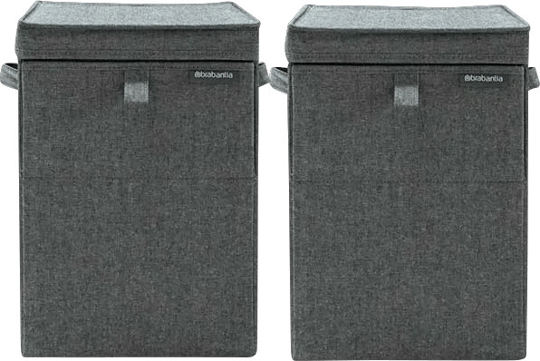 Brabantia Wasboxen Pepper Black Duo Pack