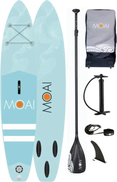 Moai Stand-Up Paddleboard 11 Ultra Leicht aufblasbar Ocean 335x76x15 cm