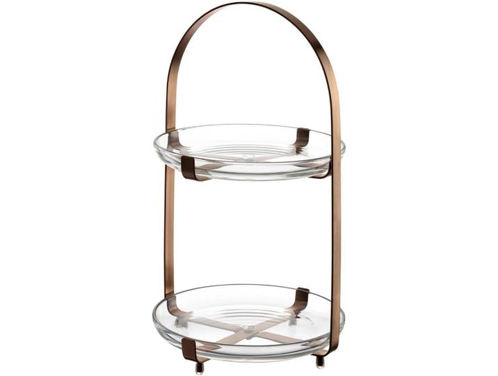Leonardo Etagere, rund, 18.6x32.0x18.6 cm, Tragegriff, zerlegbar, Geschirr, Tischkultur & Serviergeschirr, Etageren