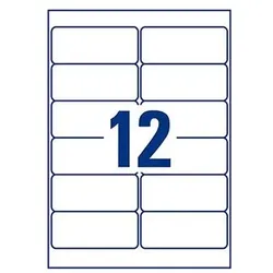Avery, Etiketten, SW. Etiketten 99,1x42,3mm L7913-40 weiss, matt, A4 40 Blatt
