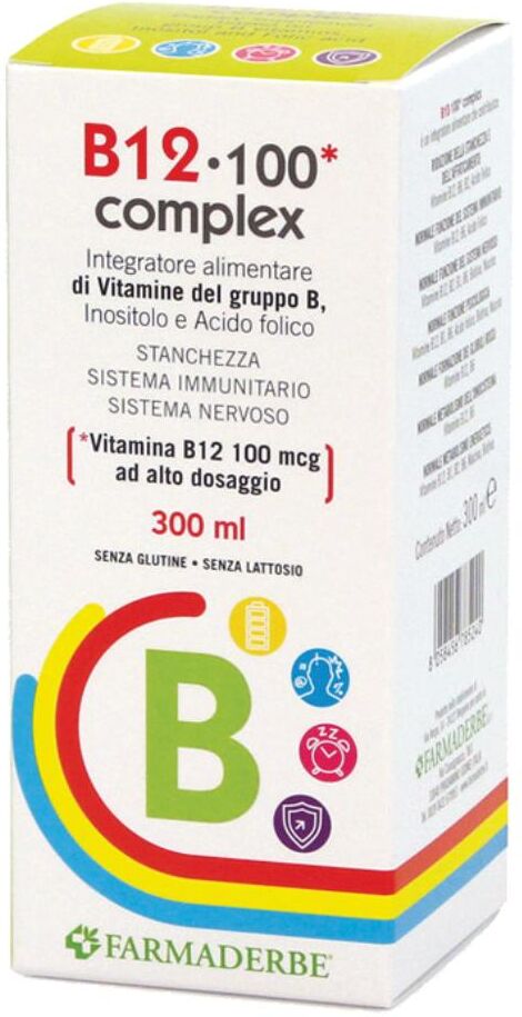 FARMADERBE Srl B12 100 COMPLEX 300ML
