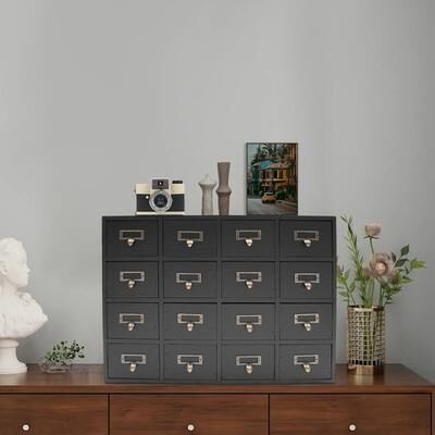 Drop Dash Deals Rustic Drawer Apothecary Cabinet Herb Storage Box Wooden Drawer Organizer Rustic Drawer Apothecary Cabinet Herb Storage Box Wooden Drawer Organizer
