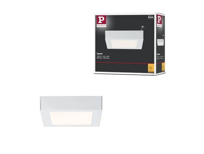 Paulmann LED Panel Lunar 170x170mm 11W 3000K Weiß matt