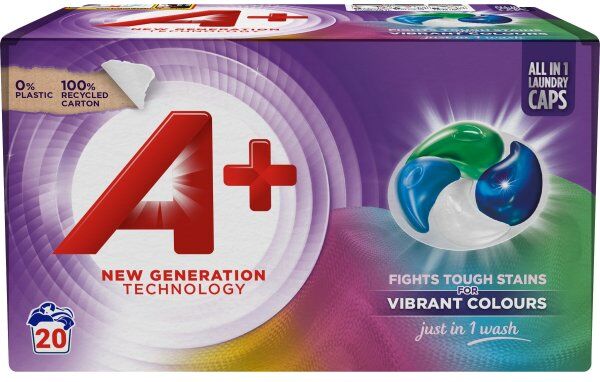 Ariel A+ Active 4 Vaskekapsler   Colour   20 Stk.