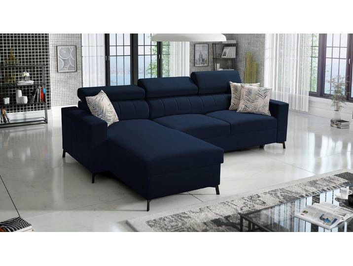 Best for Home Ecksofa mit Schlaffunktion und Bettkasten – modern & geräumig, Ecksofa mit Schlaffunktion, Schlaffunktion