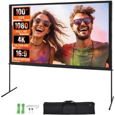 100 Inch Projector Screen With Stand For Outdoor Movies 100 Inch Projector Screen With Stand For Outdoor Movies