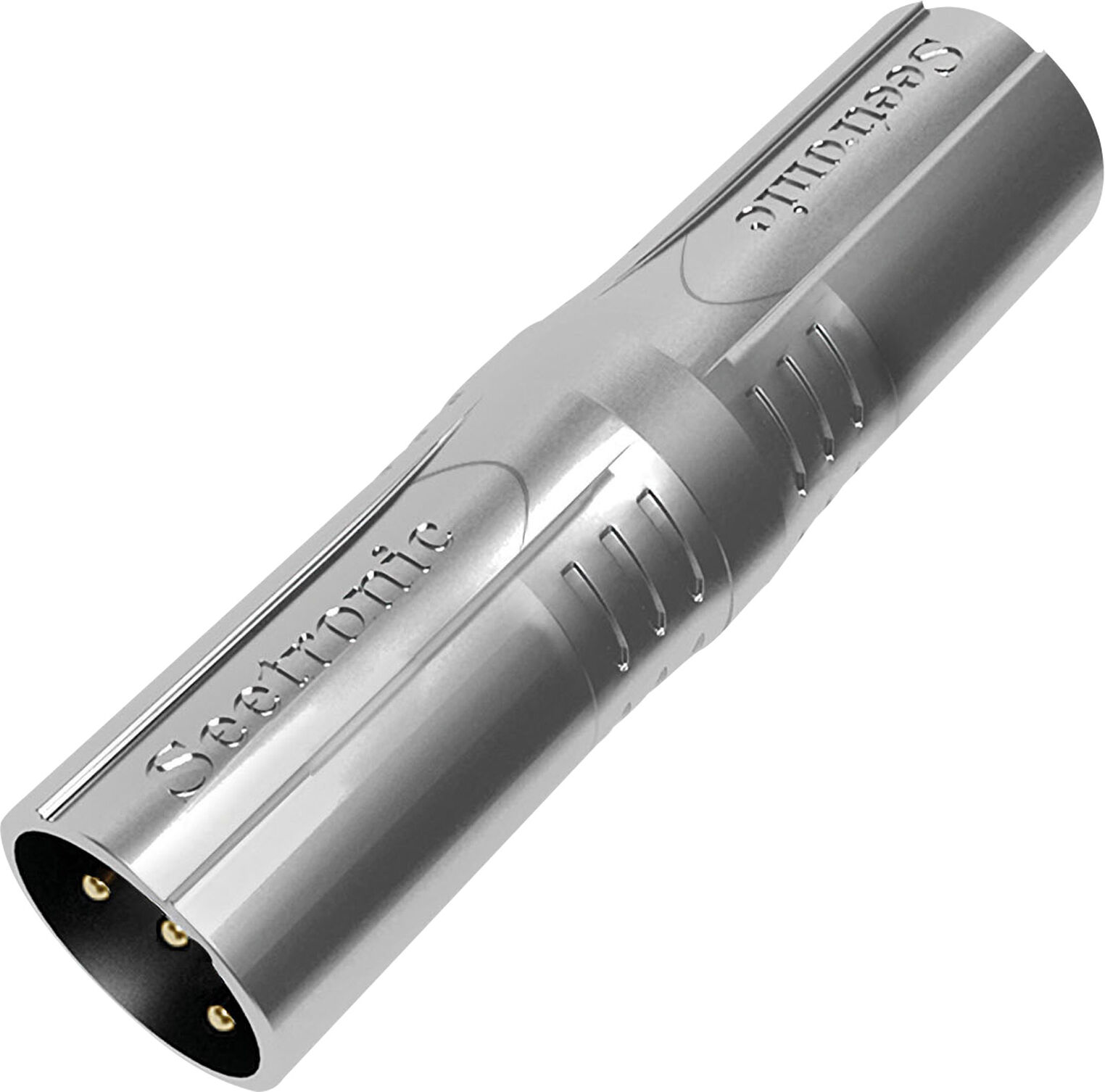 Seetronic Xlr 3p Stecker Auf Xlr 5p Stecker Goldkontakte – Silbernes Gehäuse