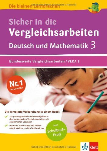Die kleinen Lerndrachen: Sicher in die Vergleichsarbeiten Deutsch und Mathe 3. Klasse. Bundesweite Vergleichsarbeiten VERA 3. mit Lösungen - Preis vom 11.10.2026 03:10:56 h
