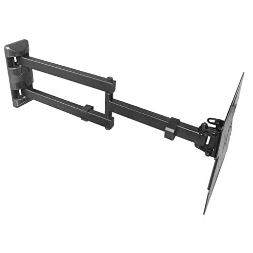 Drall S89B TV muurbeugel voor 15-55 inch LED LCD platte en gebogen TV's, kantelbaar en draaibaar, zwart, Max VESA 200 x 200 mm