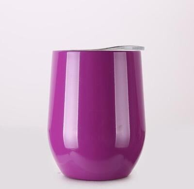 KitchenCuration Portable Insulated Wine Cup Purple