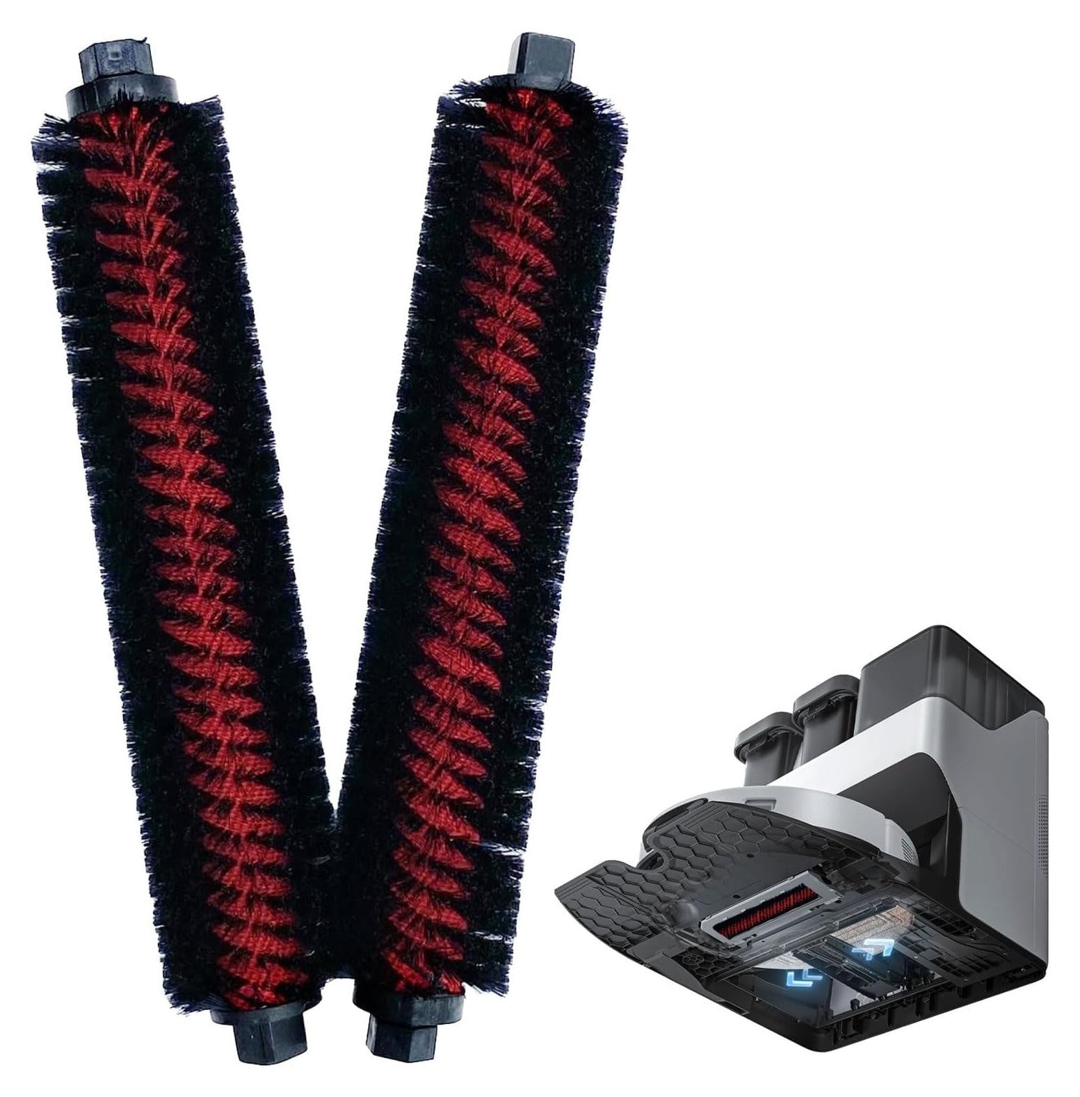 Dripio 2 reinigingsborstels voor Roborock S7/S8 modellen, zwart