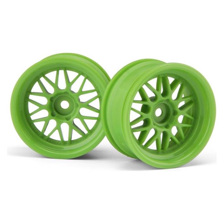 HPI Hre C90 Wheel 26mm Green (6mm Offset/2pcs) (106772)