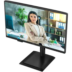 AOC 24P4U - 24 Zoll Full HD Monitor, höh (1920 x 1080 Pixel, 23.80"), Monitor, Schwarz