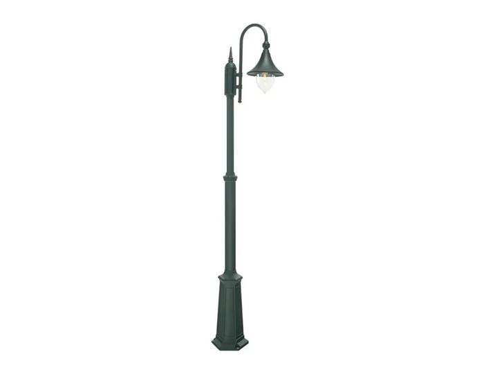Florence 1 Buiten Park Lamp Zwart - Norlys - Terras - Aluminium