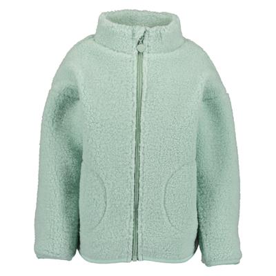 Fleecejacke BLUE SEVEN, Mädchen, Gr. 116, gletscher, Fleece, Obermaterial: 100% Polyester, unifarben, Basic normal, Jacken Fleecejacke, Kunstfaser