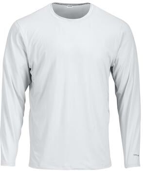 Paragon SM0222 Aruba Extreme Performance Long Sleeve T-Shirt in White size 4XL   Polyester/Spandex Blend 222