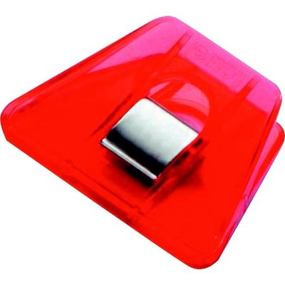Laurel Briefklemmer Signal 2 70x50mm kristallrot Packung mit 10 Stück