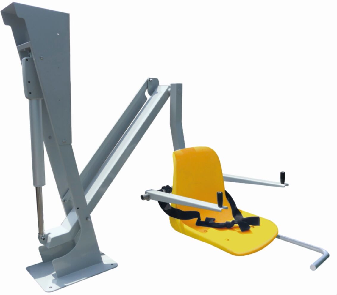 Ascenseur aquatique Hexagone UNIROCK élévateur piscine électrique PMR