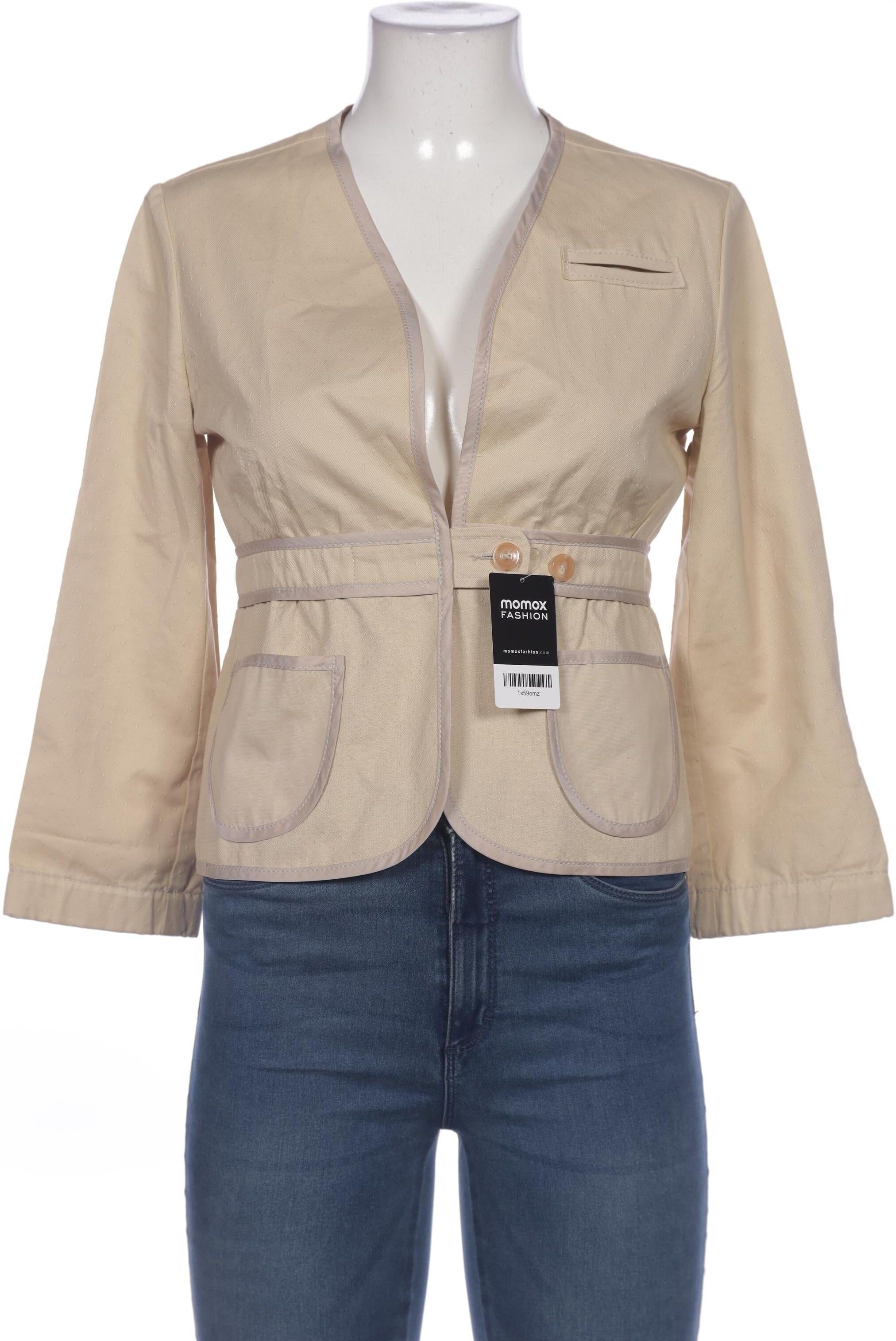 Dorothee Schumacher Damen Blazer, Beige, Gr. M, Baumwolle - Second Hand