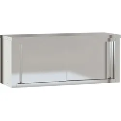 vidaXL Küchen-Wandschrank mit Schiebetüren Edelstahl