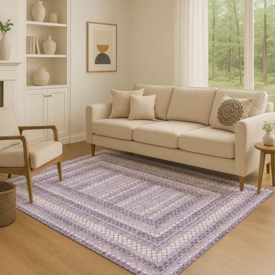 Addison Rugs Premium Washable Super Soft Modern Borders Mayfield Rug
