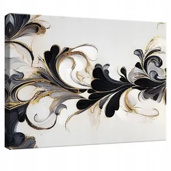 LEINWANDBILD Abstrakt Blumen Modern Wohnzimmer 60x40