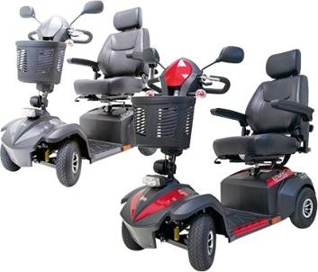 Scooter BL350 Envoy, 4-rad, 6 km/h, 50AH, Luftbereifung>>>>Farbe: grau-metallic