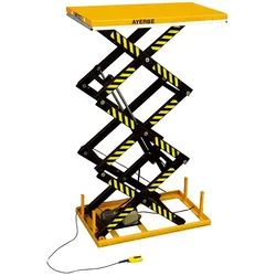 AYERBE - Dreifachscheren Elektro-Hubtisch 1000 kg AY-1030-EMH