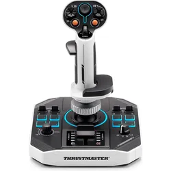 Thrustmaster Space Sol-R 1 Joystick (PC), Gaming Controller, Weiss, Schwarz